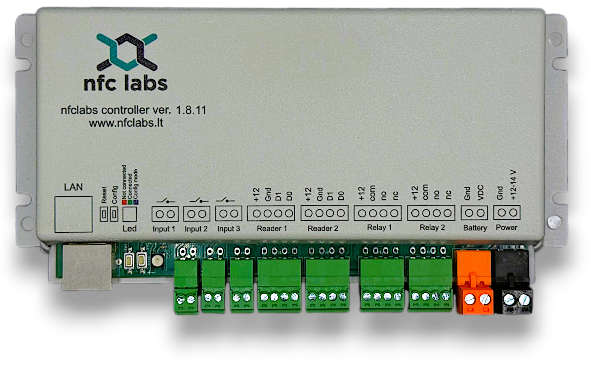 NFC LABS controller for 2 doors
