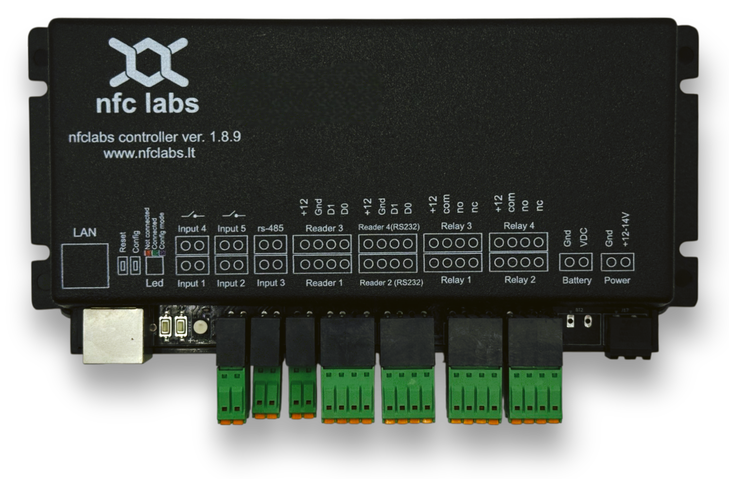 NFC LABS controller for 4 doors